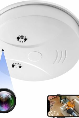 Détecteur de Fumée avec caméra espion Wifi