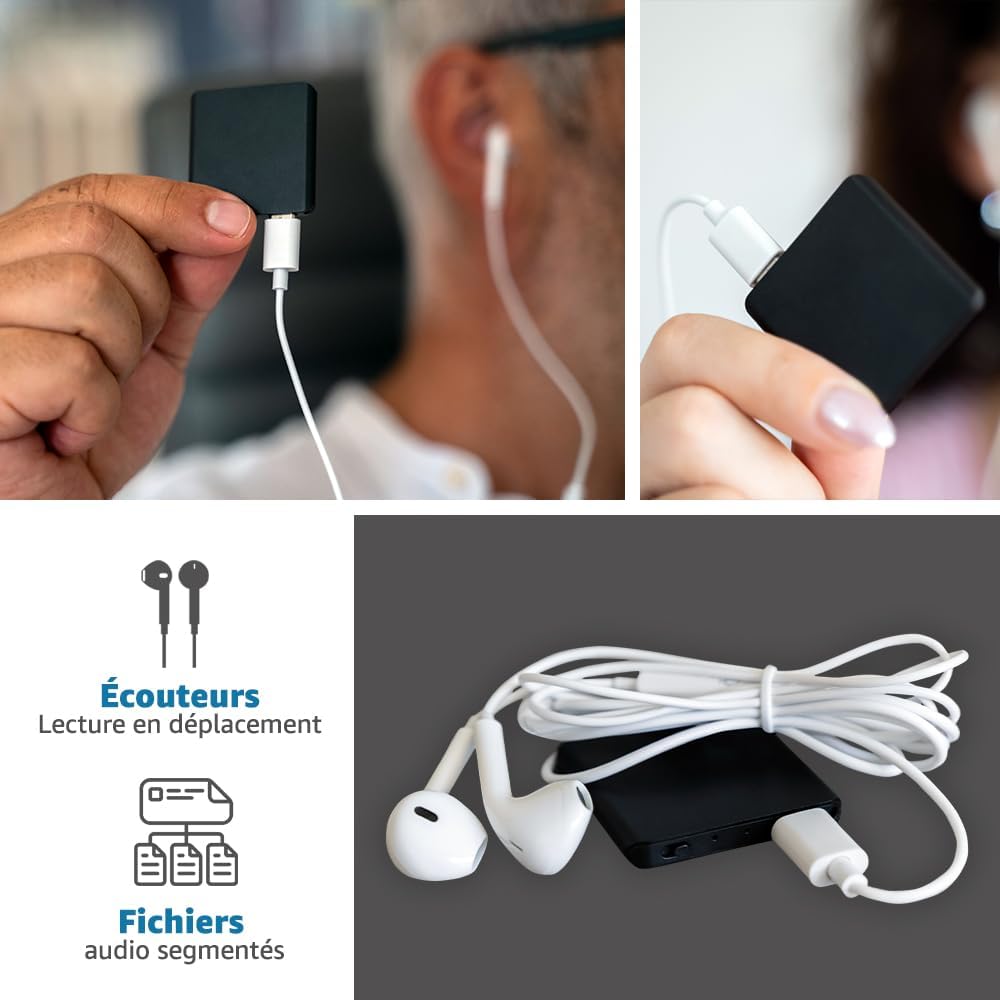 Mini Enregistreur Vocal Ultra-Fin, Activation Vocale, 1 145 h d’Autonomie – Image 6